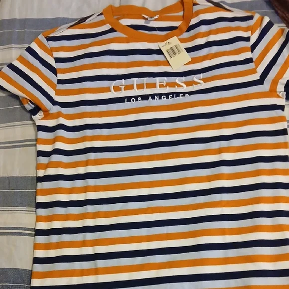 Guess Multicolor Striped Tee - Picture 4 of 5